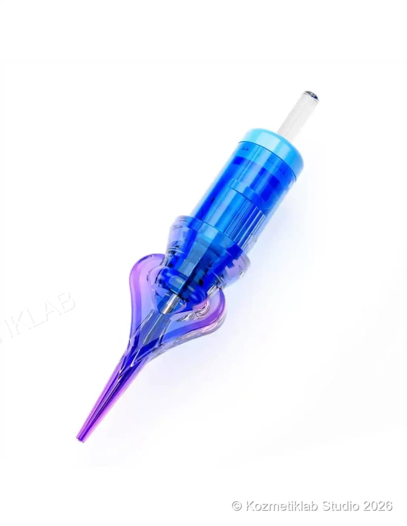 MAST OCEAN HEART 0601RL KARTUŞ KALICI MAKYAJ İĞNESİ detaylı kullanım ve kutu içeriği görünümü